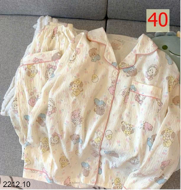 25HA2212.10 - BỘ NGỦ HOẠ TIẾT NỮ