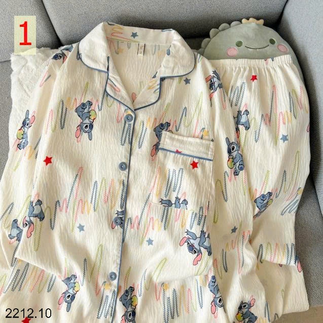 25HA2212.10 - BỘ NGỦ HOẠ TIẾT NỮ