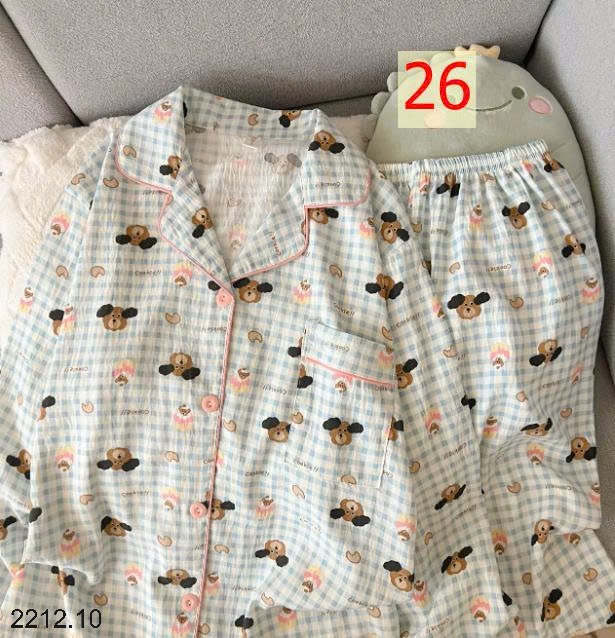 25HA2212.10 - BỘ NGỦ HOẠ TIẾT NỮ
