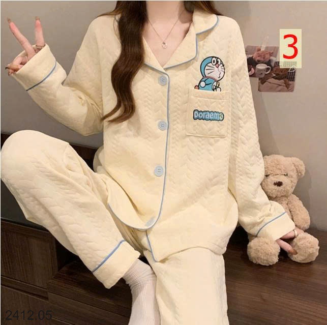 25HA2412.05 - BỘ NGỦ MÈO DỄ THƯƠNG CHO NỮ