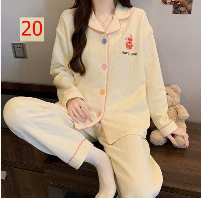 25HA2412.05 - BỘ NGỦ MÈO DỄ THƯƠNG CHO NỮ