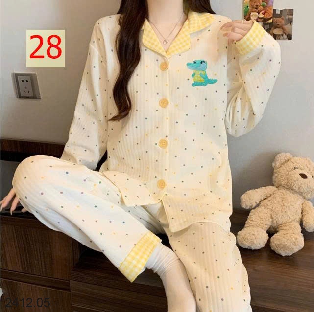 25HA2412.05 - BỘ NGỦ MÈO DỄ THƯƠNG CHO NỮ