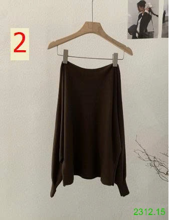 25HA2312.15 - ÁO LEN CÁNH DƠI TRỄ VAI CHO NỮ