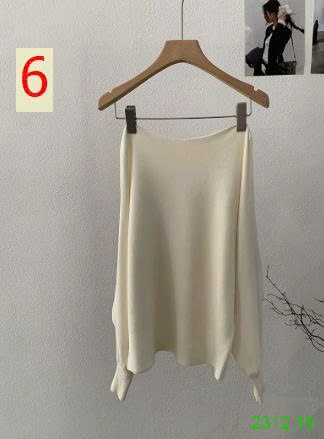 25HA2312.15 - ÁO LEN CÁNH DƠI TRỄ VAI CHO NỮ