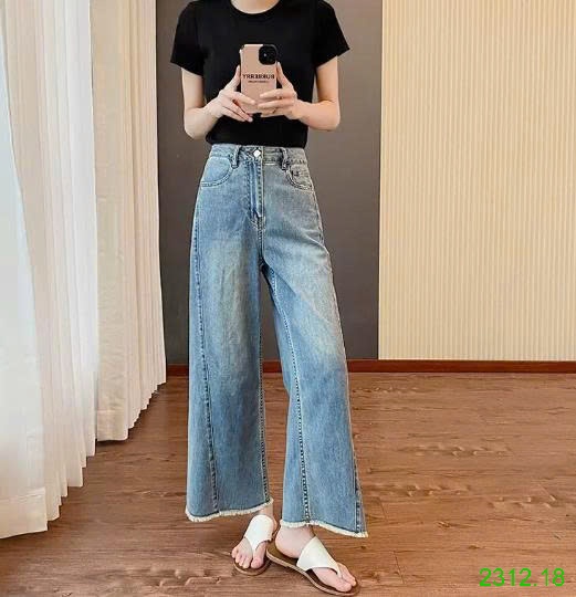 25HA2312.18 - QUẦN JEAN TUA RUA CHO NỮ