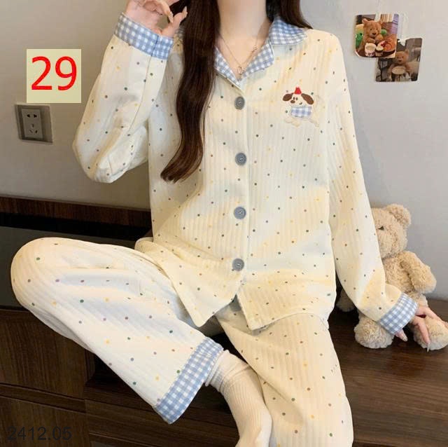 25HA2412.05 - BỘ NGỦ MÈO DỄ THƯƠNG CHO NỮ
