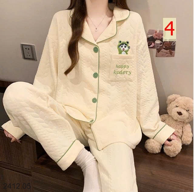 25HA2412.05 - BỘ NGỦ MÈO DỄ THƯƠNG CHO NỮ