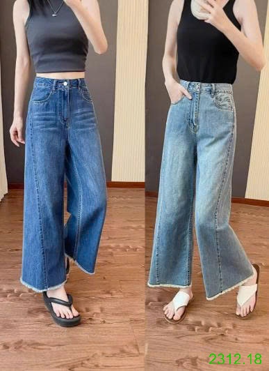 25HA2312.18 - QUẦN JEAN TUA RUA CHO NỮ