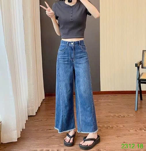 25HA2312.18 - QUẦN JEAN TUA RUA CHO NỮ
