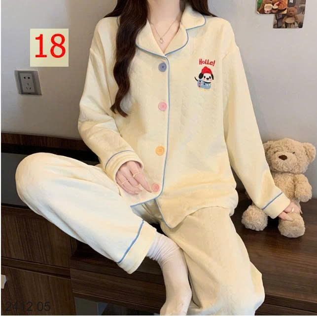 25HA2412.05 - BỘ NGỦ MÈO DỄ THƯƠNG CHO NỮ