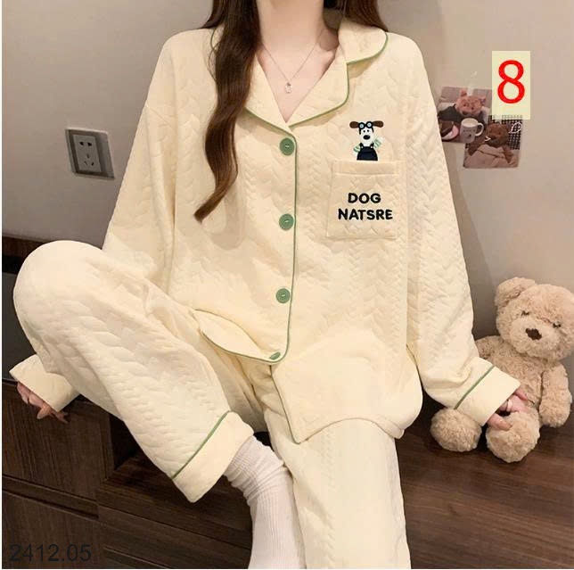 25HA2412.05 - BỘ NGỦ MÈO DỄ THƯƠNG CHO NỮ