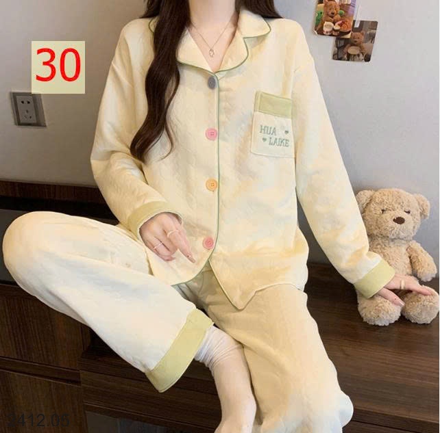 25HA2412.05 - BỘ NGỦ MÈO DỄ THƯƠNG CHO NỮ