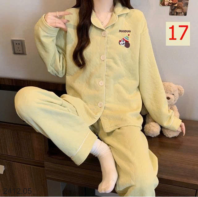 25HA2412.05 - BỘ NGỦ MÈO DỄ THƯƠNG CHO NỮ