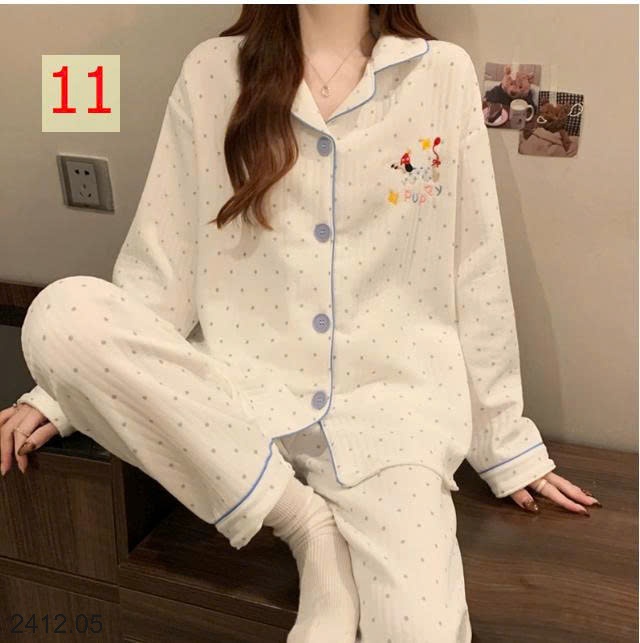 25HA2412.05 - BỘ NGỦ MÈO DỄ THƯƠNG CHO NỮ