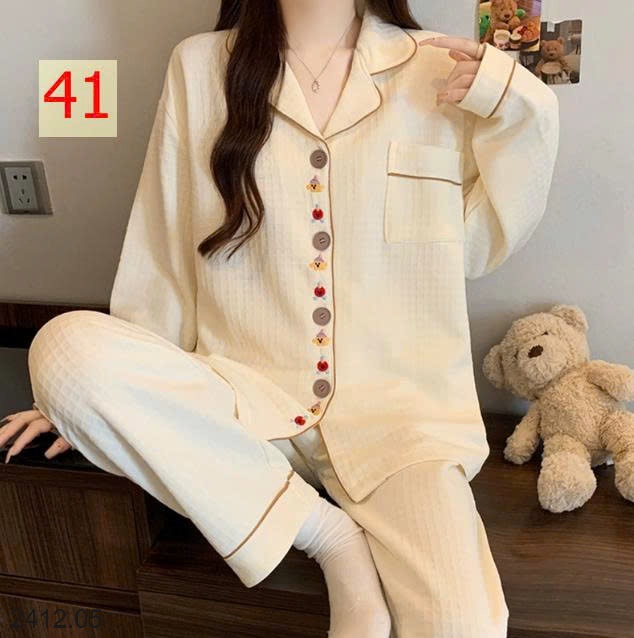 25HA2412.05 - BỘ NGỦ MÈO DỄ THƯƠNG CHO NỮ