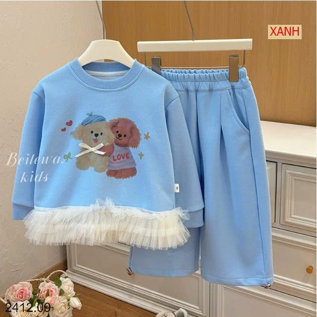 25HA2412.09 - BỘ NỈ VIỀN REN BG