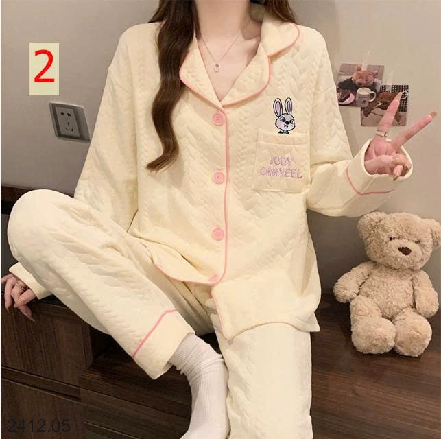 25HA2412.05 - BỘ NGỦ MÈO DỄ THƯƠNG CHO NỮ
