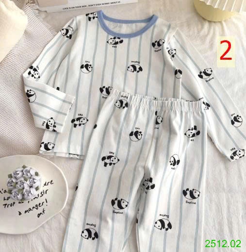 25HA2512.02 - BỘ NGỦ QUẢNG CHÂU HOẠ TIẾT CHO BÉ