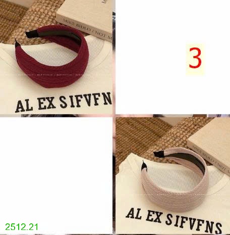 25HA2512.21 - SET 2 CHIẾC BỜM BẢN TO CHO NỮ