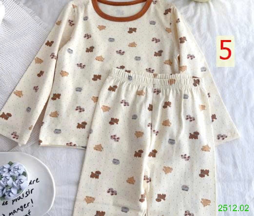 25HA2512.02 - BỘ NGỦ QUẢNG CHÂU HOẠ TIẾT CHO BÉ