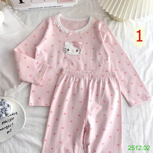 25HA2512.02 - BỘ NGỦ QUẢNG CHÂU HOẠ TIẾT CHO BÉ