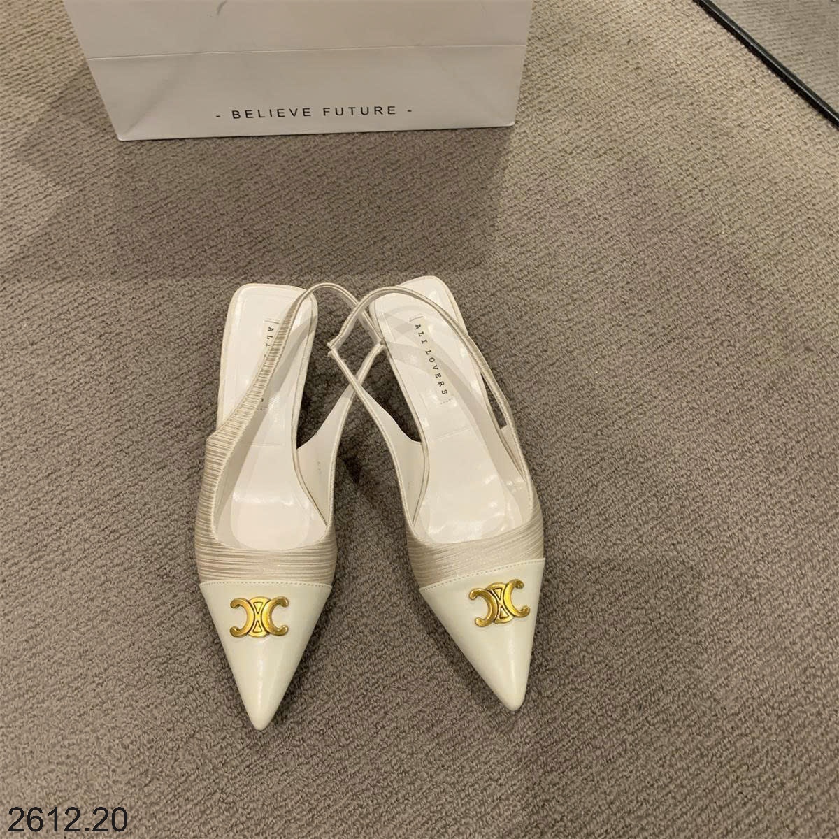 25HA2612.20 - GIÀY SANDAL CHANEL MŨI NHỌN