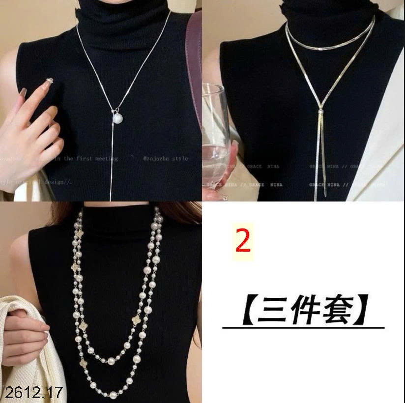 25HA2612.17 - SET 3 VÒNG PHỤ KIỆN ĐEO CỔ CHO NỮ