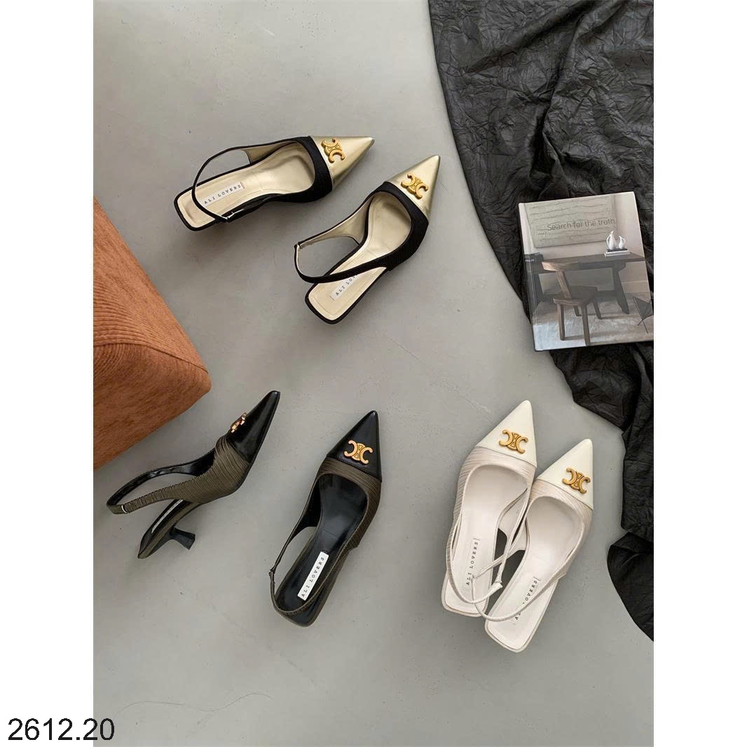 25HA2612.20 - GIÀY SANDAL CHANEL MŨI NHỌN