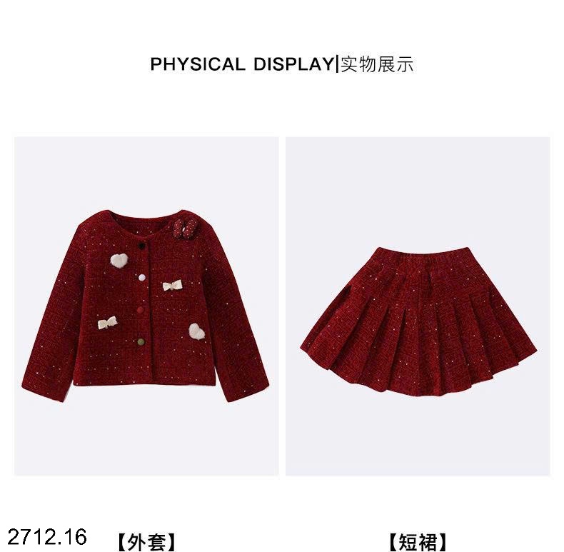 25HA2712.16 - SET VÁY DẠ BÉ GÁI SIZE ĐẠI