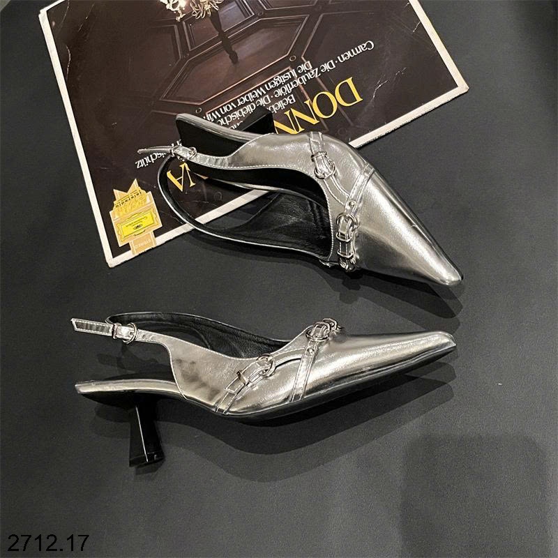 25HA2712.17 - GIÀY SANDAL CAO GÓT MŨI NHỌN