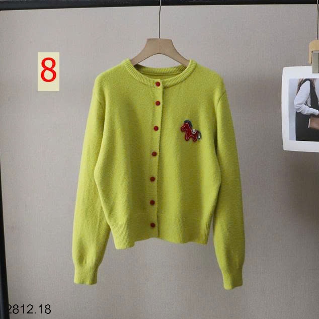 25HA2812.18 - CARDIGAN LEN THÊU NGỰA