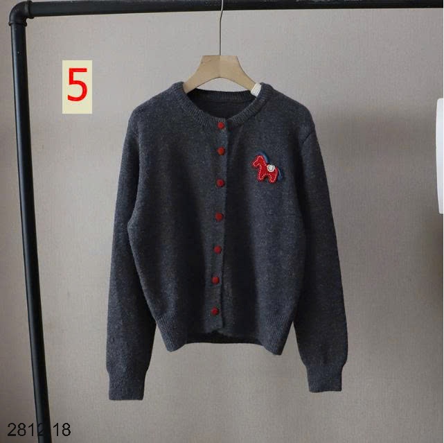 25HA2812.18 - CARDIGAN LEN THÊU NGỰA