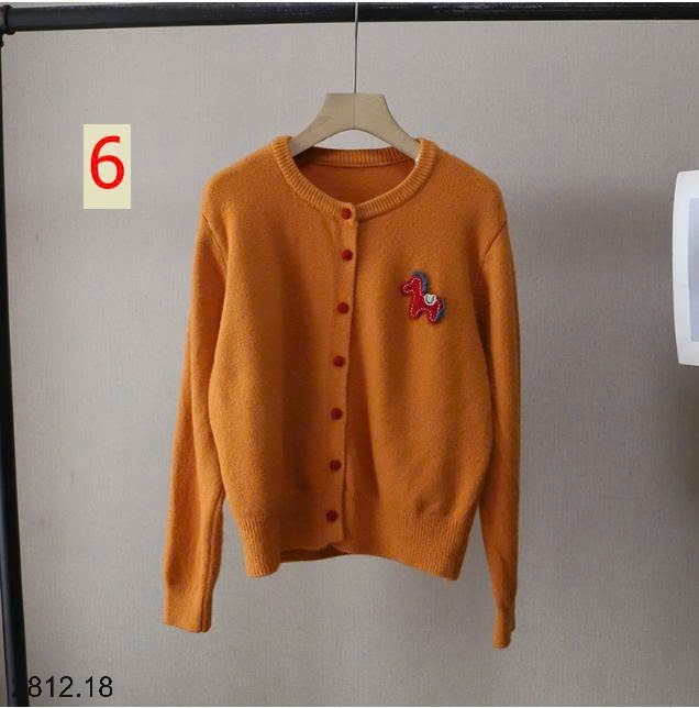 25HA2812.18 - CARDIGAN LEN THÊU NGỰA