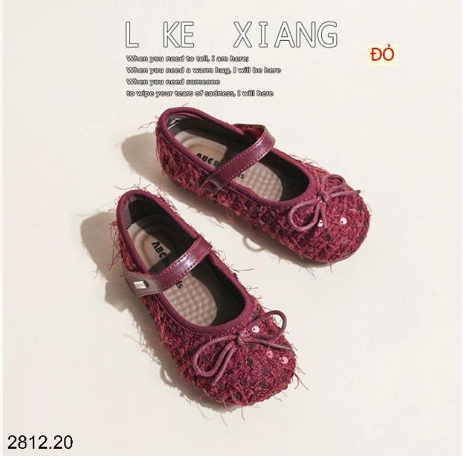 25HA2812.20 - GIÀY BÚP BÊ BLING CHO BÉ GÁI