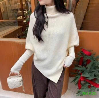 25HA2912.20 - ÁO CHOÀNG LEN CỔ LỌ CHO NỮ