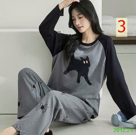 25HA2912.21 - BỘ NGỦ DÀI TAY KÈM BRA