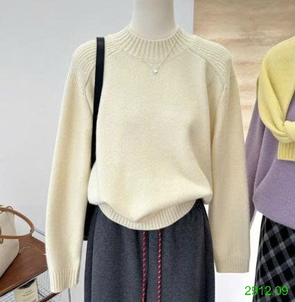 25HA2912.09 - ÁO LEN CAO CỔ CHO NỮ