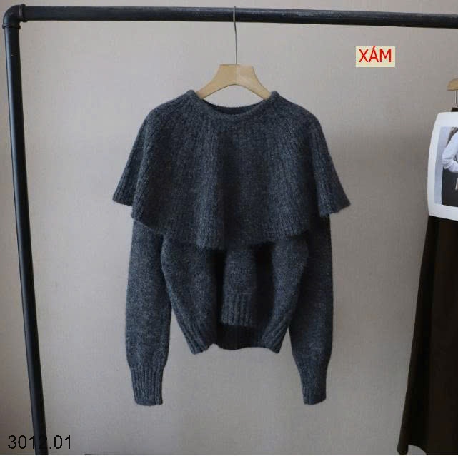 25HA3012.01 - ÁO LEN CHOÀNG VAI NỮ