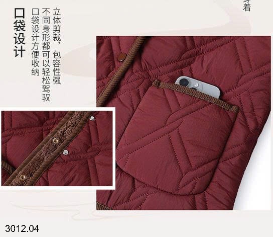 25HA3012.04 - ÁO KHOÁC CỔ LÔNG TRUNG NIÊN