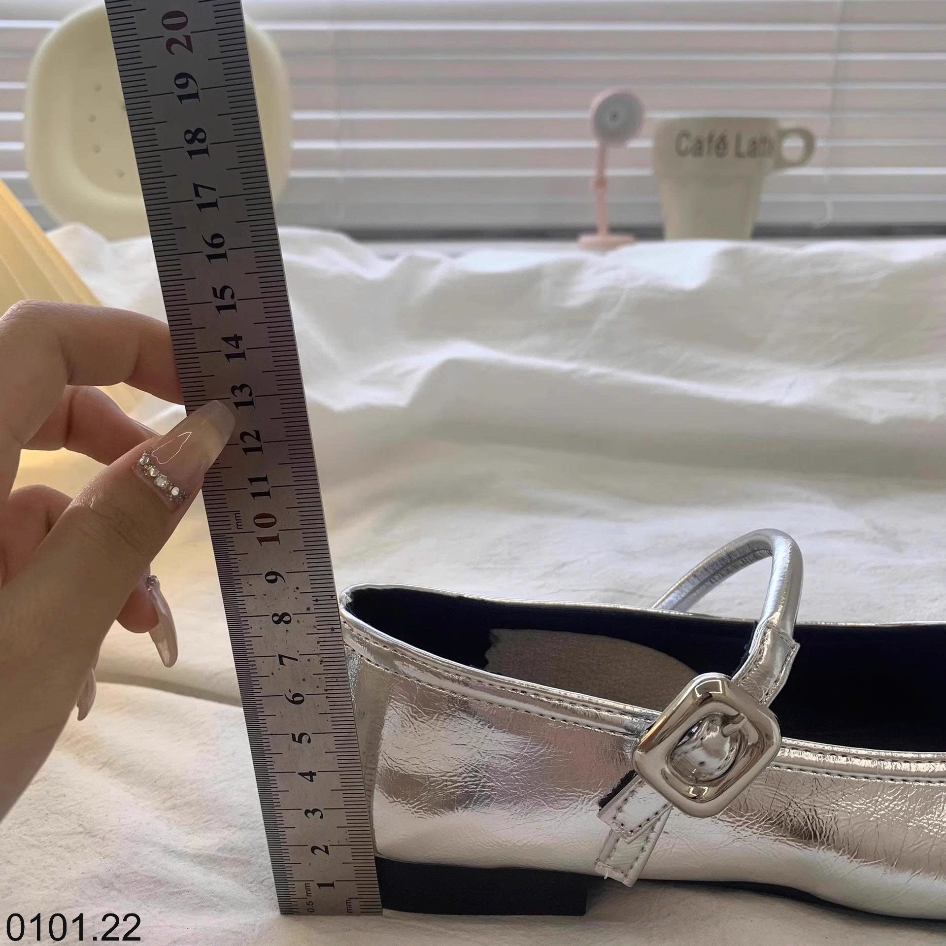 26HA0101.22 - GIÀY BÚP BÊ MARRY JANE NƠ BÉ GÁI