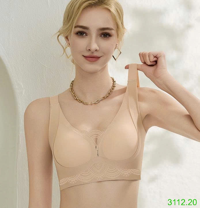 25HA3112.20 - ÁO BRA KHÔNG GỌNG NÂNG NGỰC PHỐI REN