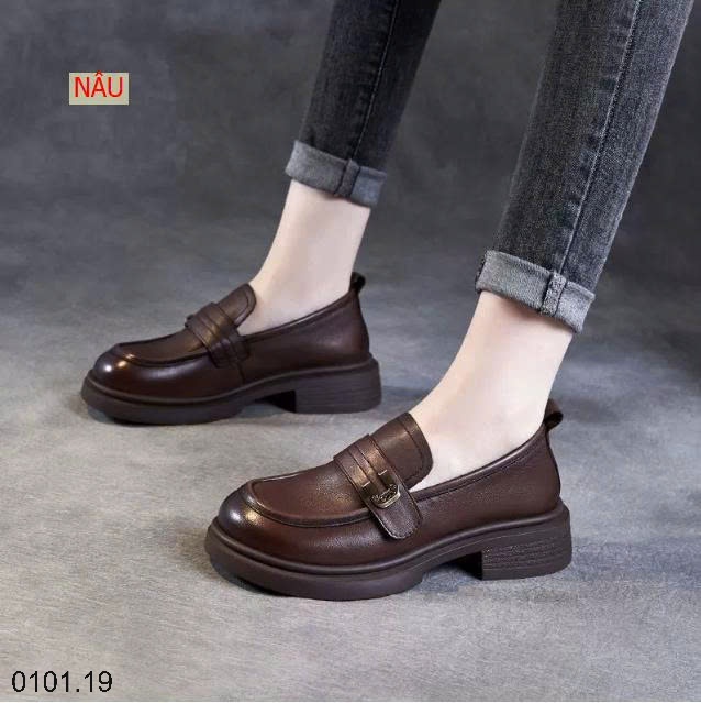 26HA0101.19 - GIÀY LƯỜI ĐẾ CAO KIỂU ANH