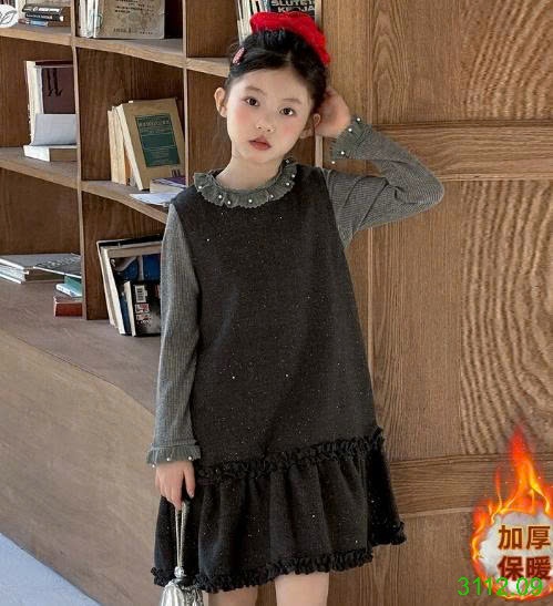 25HA3112.09 - SET VÁY TIỂU THƯ BLING BÉ GÁI SIZE ĐẠI