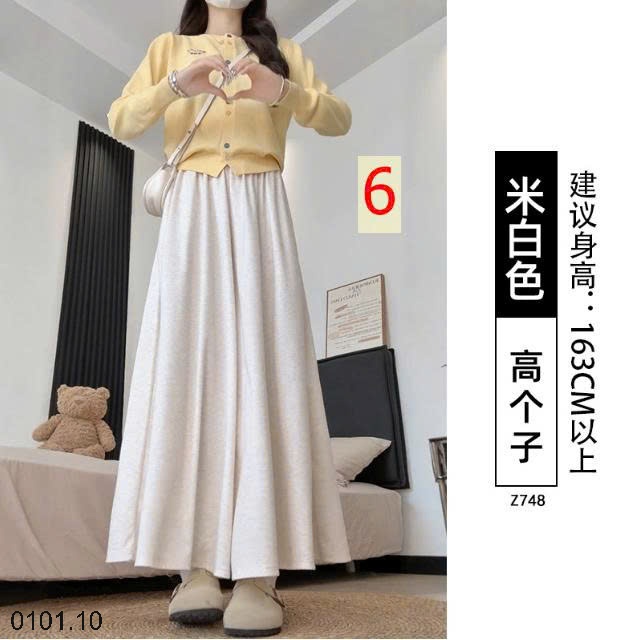 26HA0101.10 - QUẦN VÁY DÁNG RỘNG GẠO NẾP