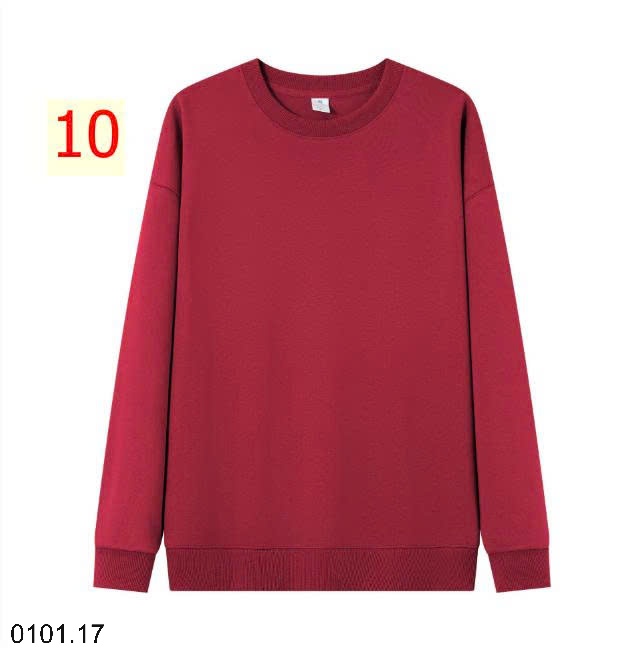 26HA0101.17 - ÁO NỈ THU ĐÔNG TRƠN MÀU BASIC NAM
