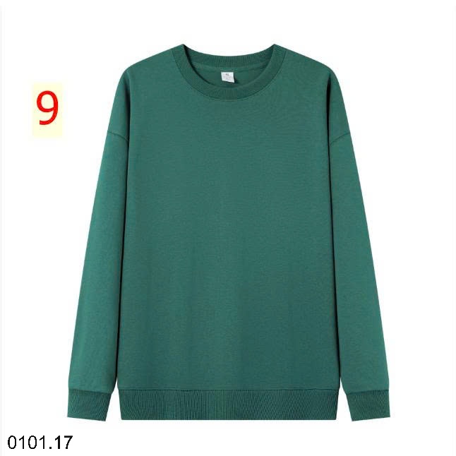 26HA0101.17 - ÁO NỈ THU ĐÔNG TRƠN MÀU BASIC NAM