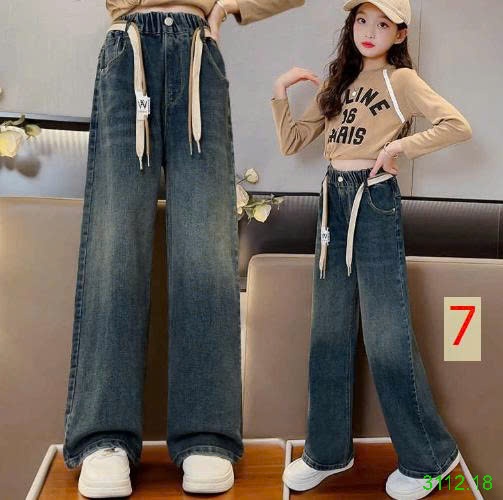 25HA3112.18 - QUẦN JEAN BÉ GÁI SIZE ĐẠI