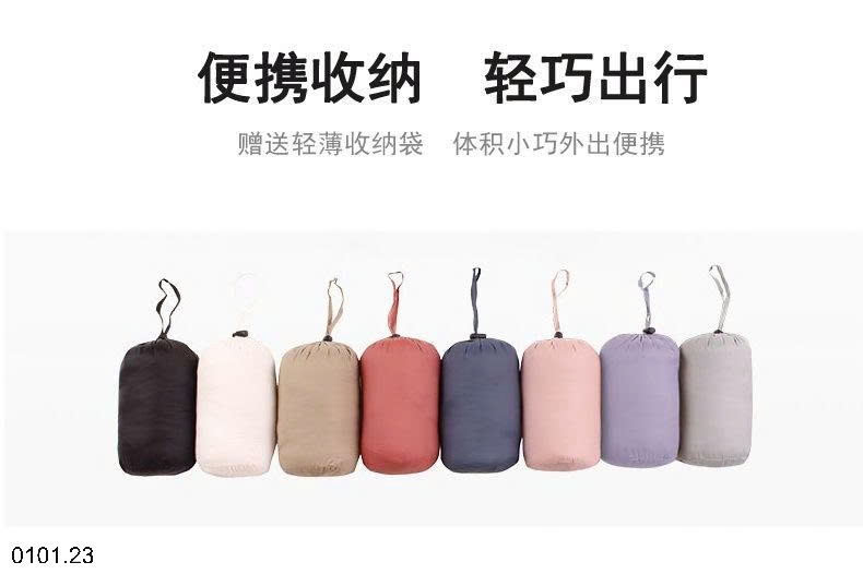 26HA0101.23 - ÁO PHAO LÔNG VŨ CỔ TRÒN