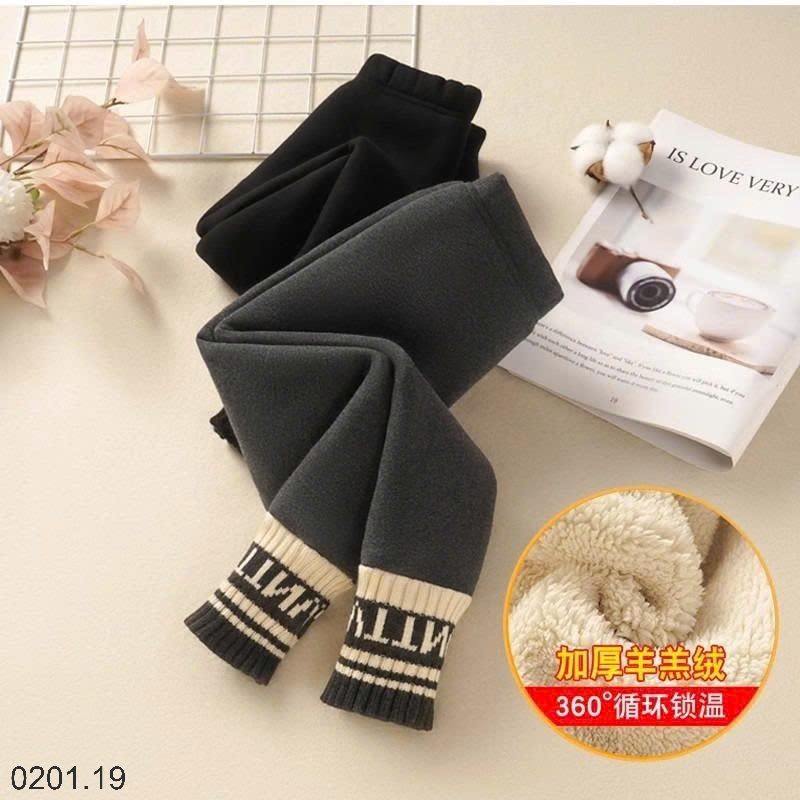 26HA0201.19 - QUẦN LEGGING LÓT LÔNG BÉ GÁI