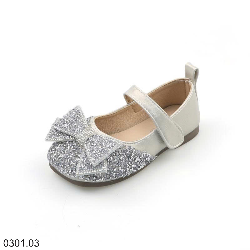 26HA0301.03 - QUAI HẬU CHO BÉ ĐÍNH NƠ BLING BLING